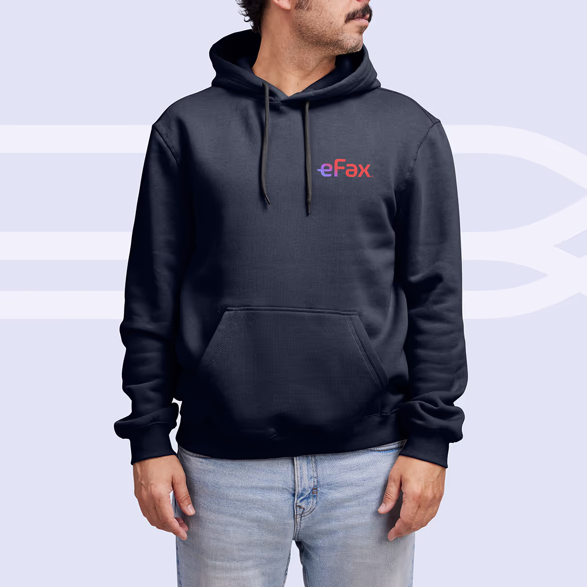 eFax branded hoodie