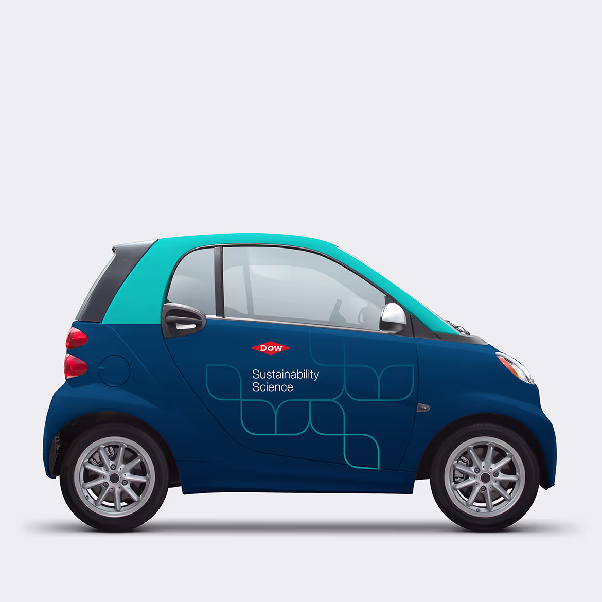Dow-branded Smart car